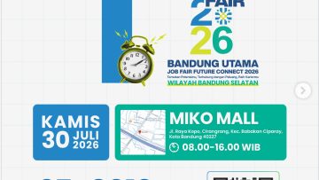 3.019 Lowongan Kerja di Job Fair Future Connect 2026 (Instagram Disnaker).