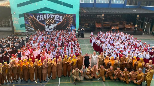 MPLS hari pertama di SMPN 43 Bandung (Humas Pemkot Bandung).