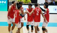 Timnas Voli Putra Indonesia di SEA V CUP melawan Vietnam (NGR_Miii).