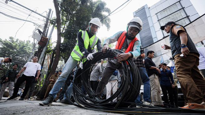 Penurunan Kabel di Kota Bandung Tuntas di 42 Ruas Jalan (dok).
