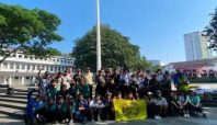 B2W bersama 40 siswa SMP bersepeda dari Pendopo menuju Pemkot Bandung (istimewa).