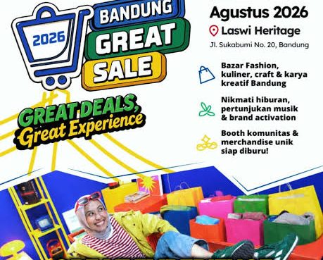 Bandung Great Sale 2026 hadir di Laswi Heritage (TikTok).