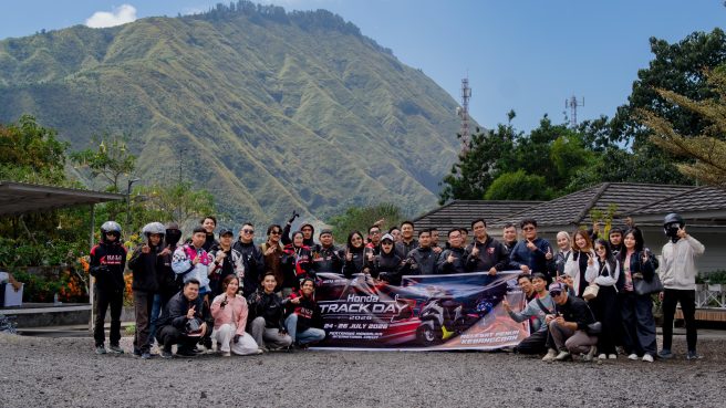 Bikers Honda Vario Jawa Barat Rasakan Sensasi Track Day di Sirkuit Mandalika (dok).