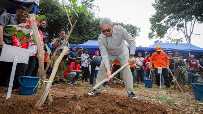 Farhan akan Tindak Tegas Pelaku pengulitan pohon di Jalan Pahlawan (dok).