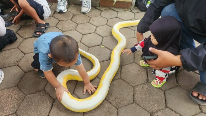 Kenal Lebih Dekat Peduli Lebih Banyak, Edukasi Reptil bagi Masyarakat (dok).
