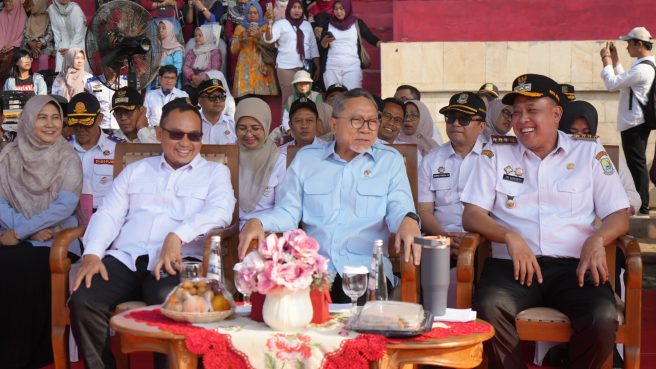 Ketua DPRD Kota Bekasi, Dr. Sardi Efendi, S.Pd., M.M., menghadiri kegiatan Peresmian Pembangunan Fasilitas Pengolahan Sampah menjadi Energi Listrik (PSEL) Kota Bekasi (dok).