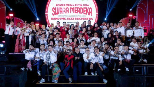 Musisi Muda dalam Konser Merah Putih 2026 Swara Merdeka (dok).