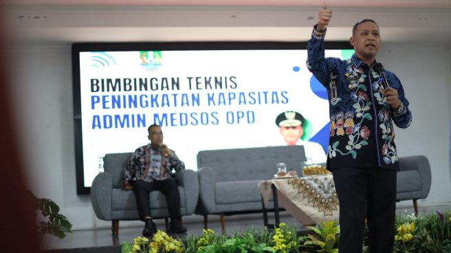 Peningkatan Kapasitas Admin Pengelola Media Sosial (dok).