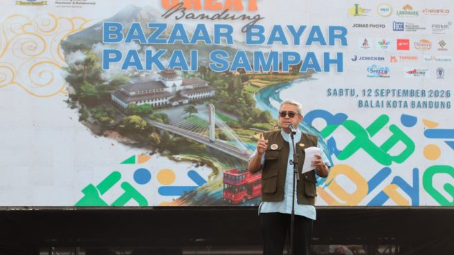 Bazar Bayar Pakai Sampah Great Bandung 2026 (dok).