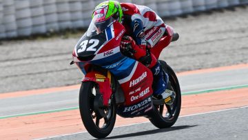 M. Kiandra Ramadhipa di FIM Moto3 Junior World Championship 2026 di MotorLand Aragón, Spanyol (dok).