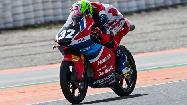 M. Kiandra Ramadhipa di FIM Moto3 Junior World Championship 2026 di MotorLand Aragón, Spanyol (dok).