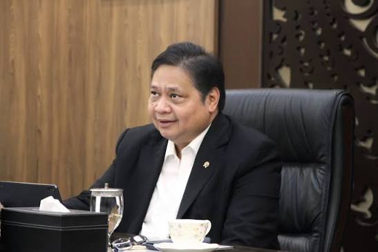 Menteri Koordinator Bidang Perekonomian Airlangga Hartarto (Kementerian Perekonomian).
