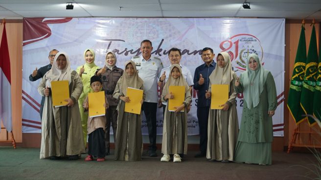 Pemkot Bekasi Bersama Kejaksaan Dalam Negeri Serahkan Penetapan Perwalian Anak serta SKP2 (dok).