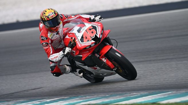 Herjun Atna Firdaus Pembalap Astra Honda Raih Podium dan Poin Penting di ARRC Sepang (dok Honda).
