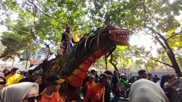Keanekaragaman Karnaval Jampa memperingati HJKB ke-216 (Rizki Oktaviani/Prolitenews)