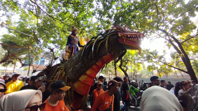 Keanekaragaman Karnaval Jampa memperingati HJKB ke-216 (Rizki Oktaviani/Prolitenews)