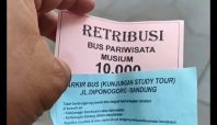 Tarif Parkir Rp65 Ribu di Diponegoro Kota Bandung (dok).